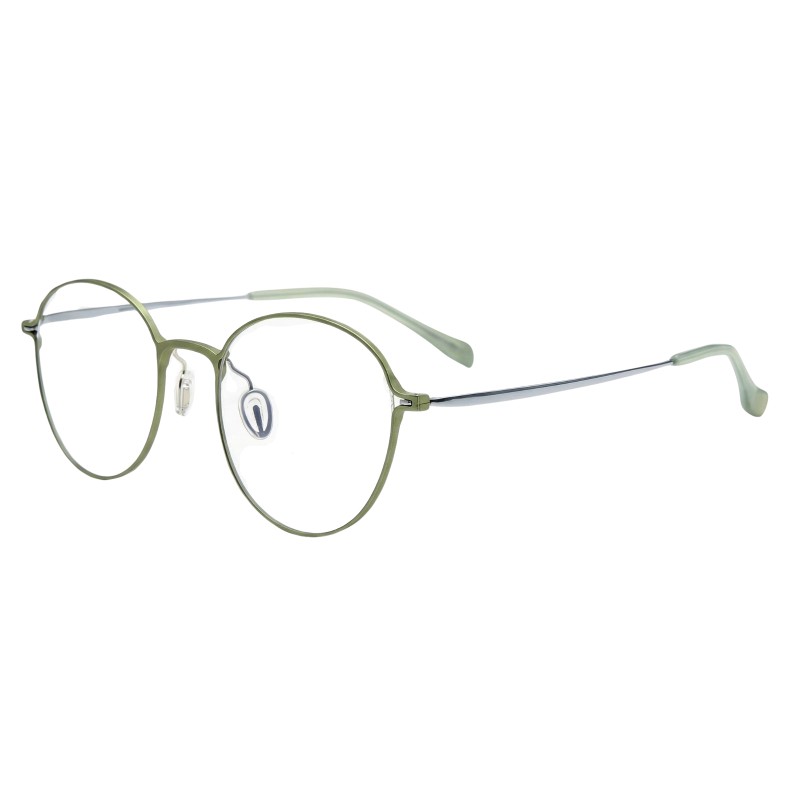 Round Green Eyeglasses