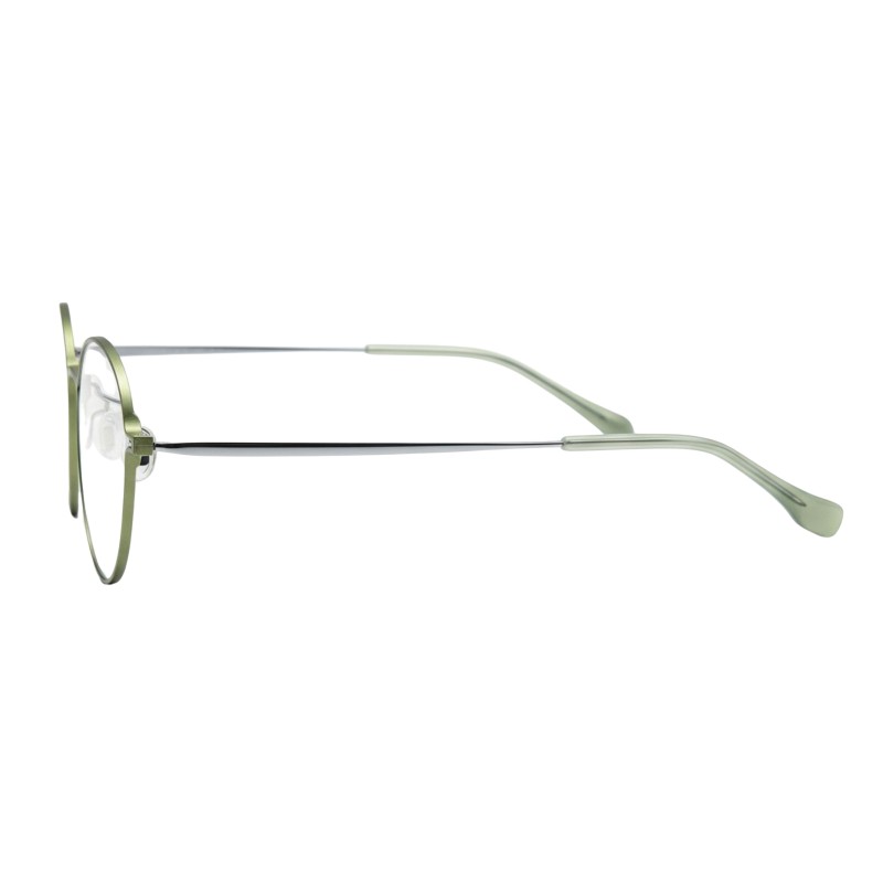 Round Green Eyeglasses
