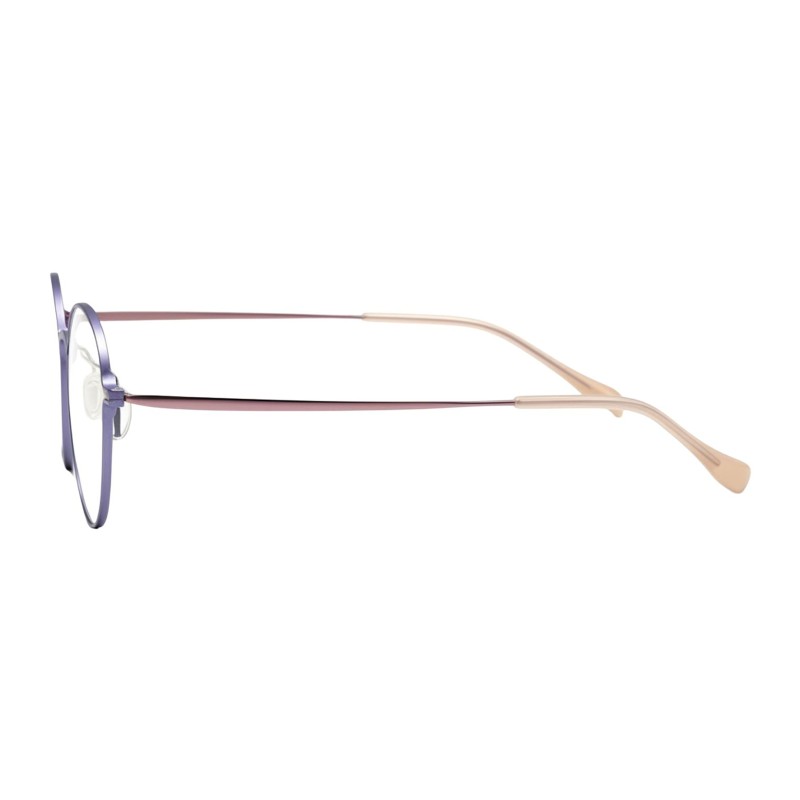 Round Purple Pink Eyeglasses