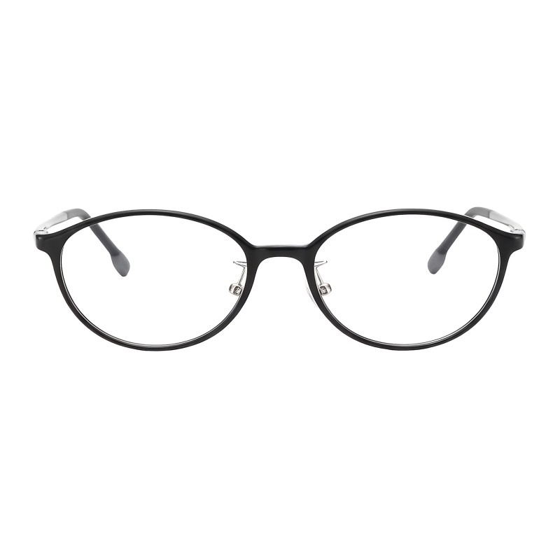Oval Black Eyeglasses