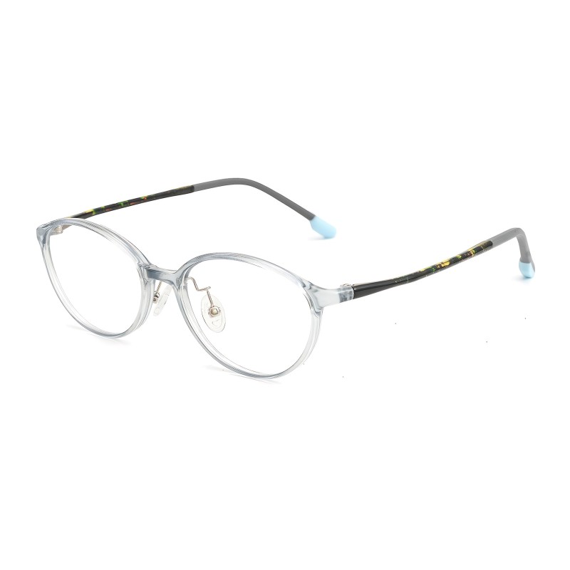 Oval Clear Eyeglasses