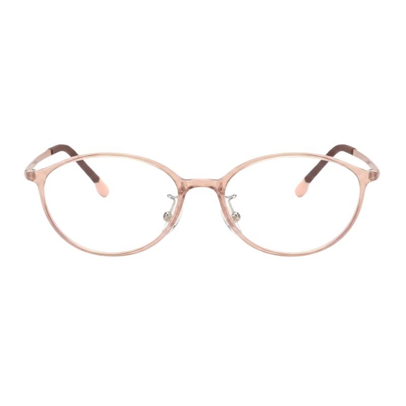 Oval Champagne Eyeglasses