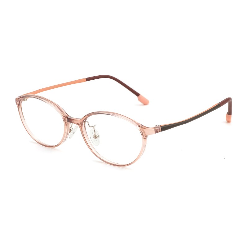 Oval Champagne Eyeglasses