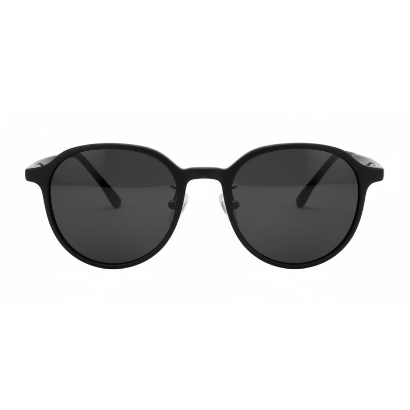 Polygon Black Eyeglasses