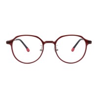 Polygon Burgundy Eyeglasses