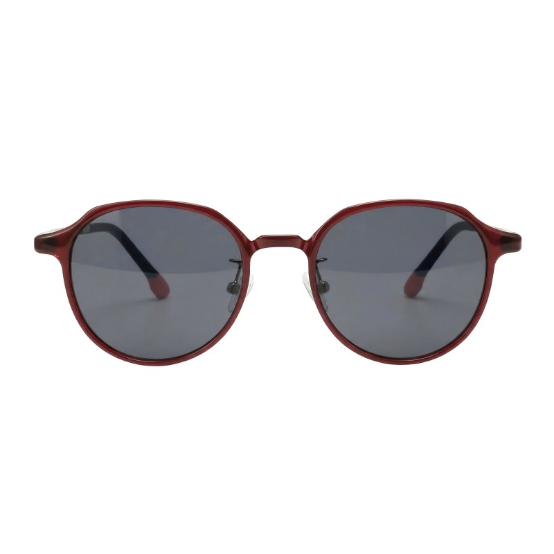 Polygon Burgundy Eyeglasses