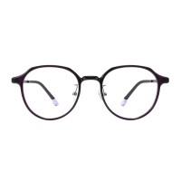 Polygon Purple Eyeglasses