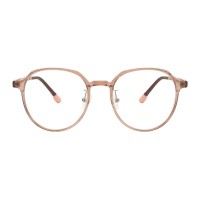 Polygon Pink Eyeglasses