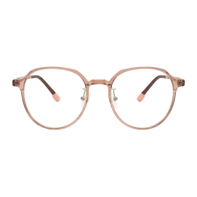 Polygon Pink Eyeglasses