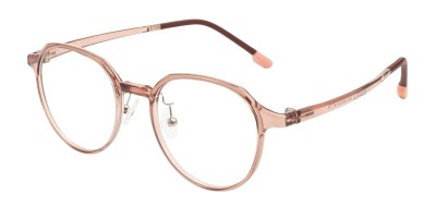 Polygon Pink Eyeglasses