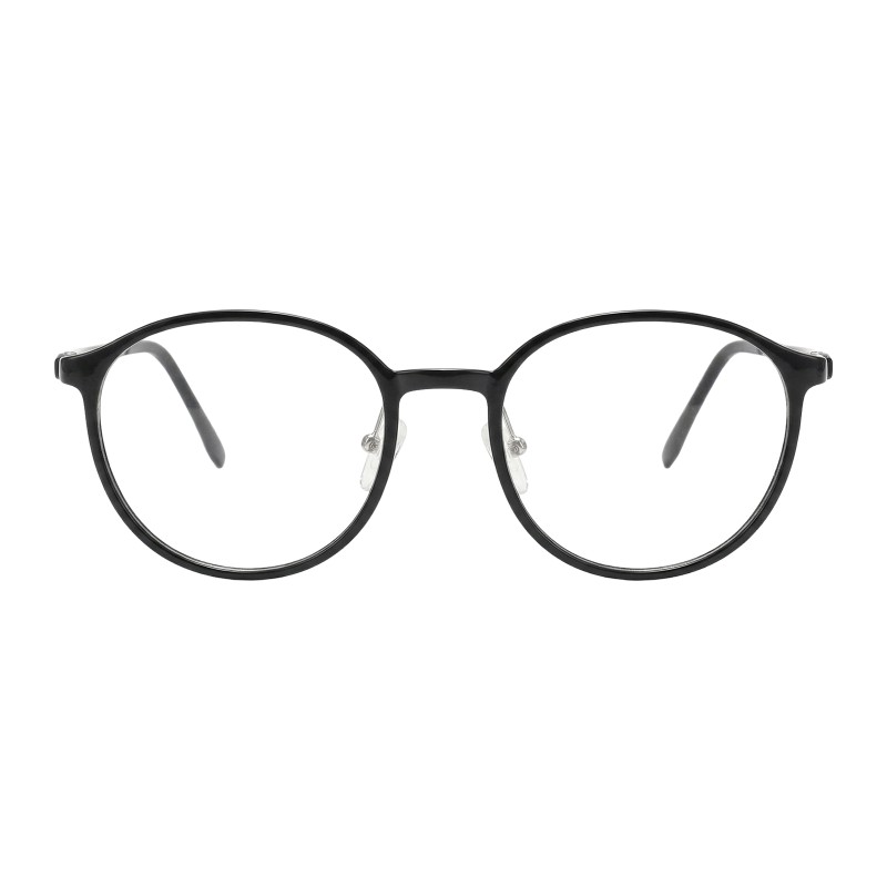 Round Black Eyeglasses
