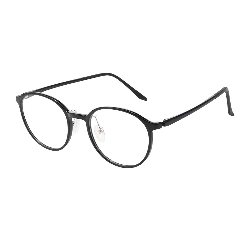 Round Black Eyeglasses