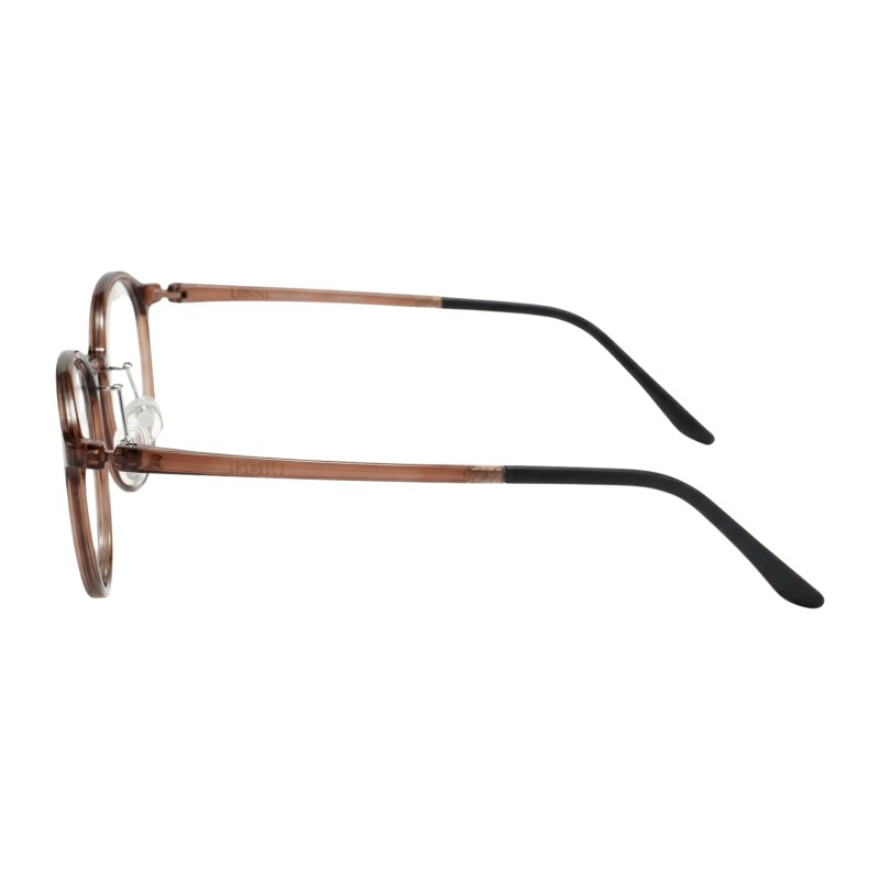 Round Brown Eyeglasses