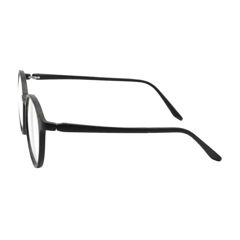 Round Gray Eyeglasses
