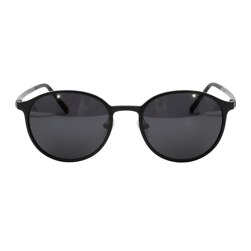 Round Matte Black Eyeglasses