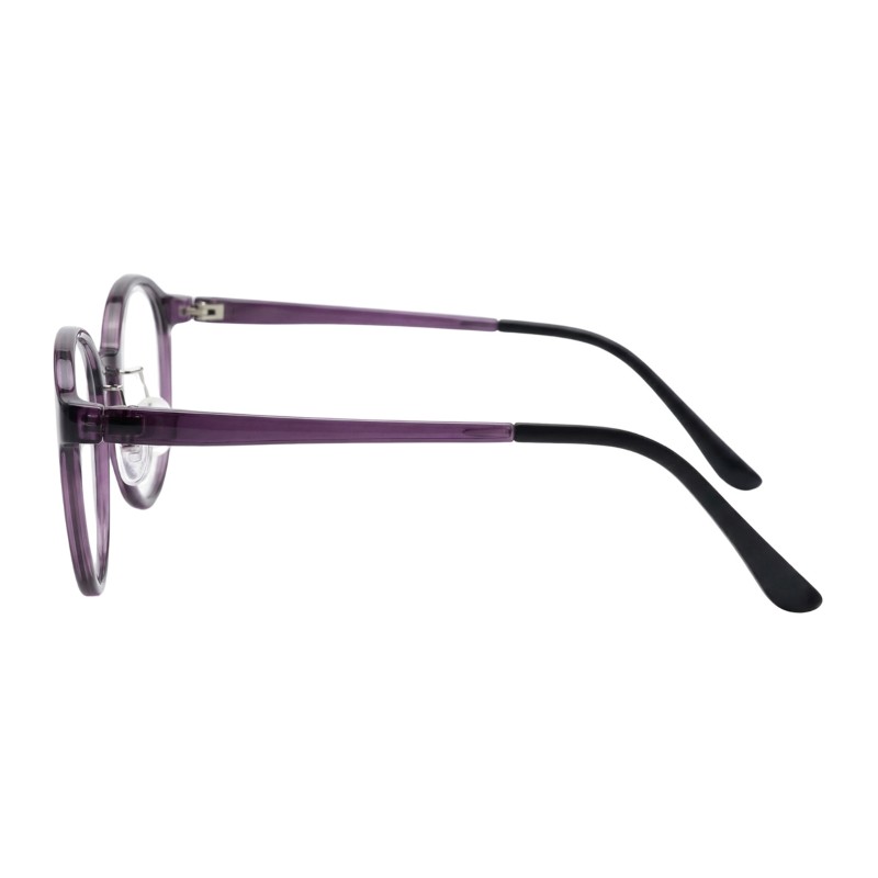Round Purple Eyeglasses