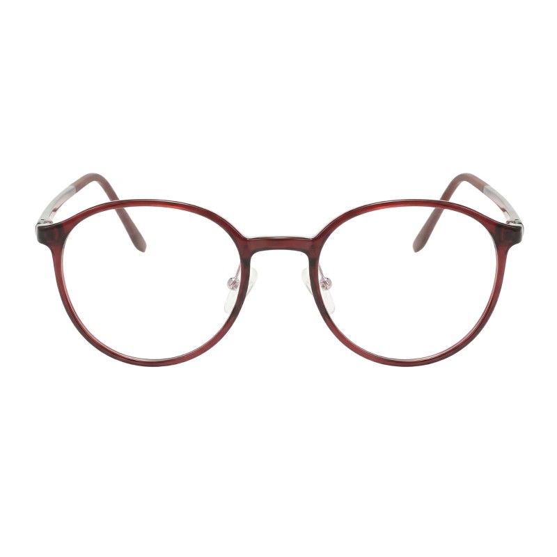 Round Red Eyeglasses