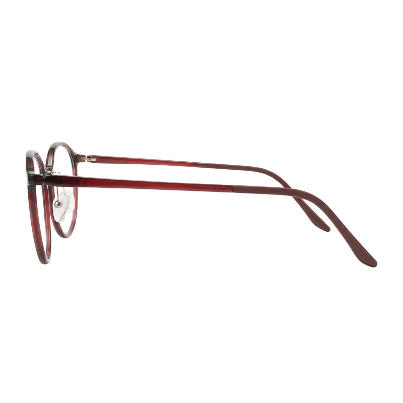 Round Red Eyeglasses