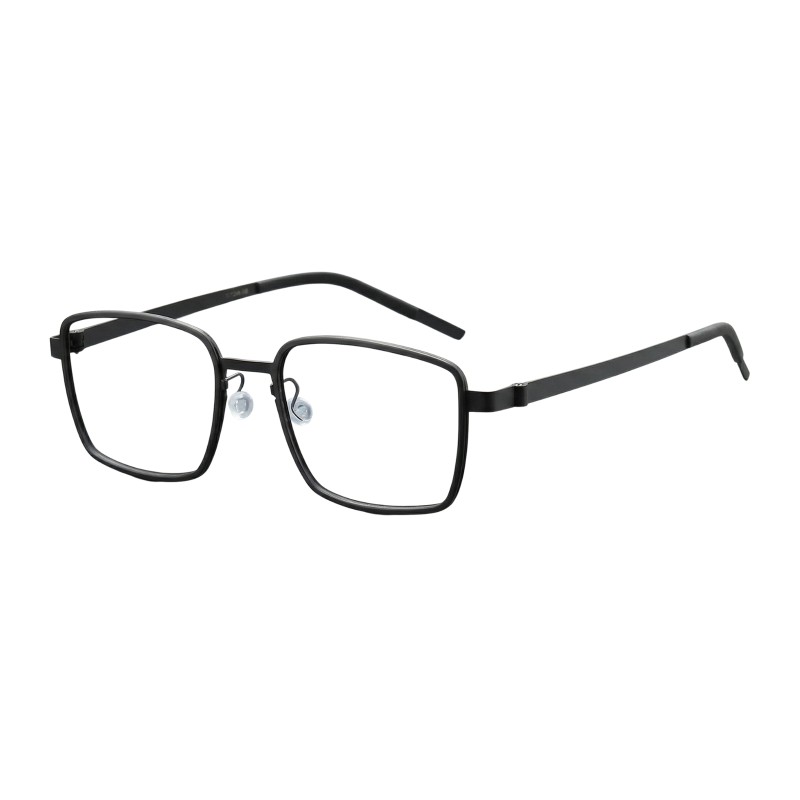 Square Black Eyeglasses