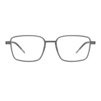 Square Gunmetal Eyeglasses
