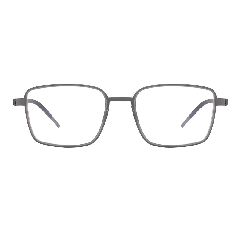 Square Gunmetal Eyeglasses
