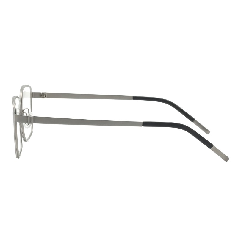 Square Gunmetal Eyeglasses