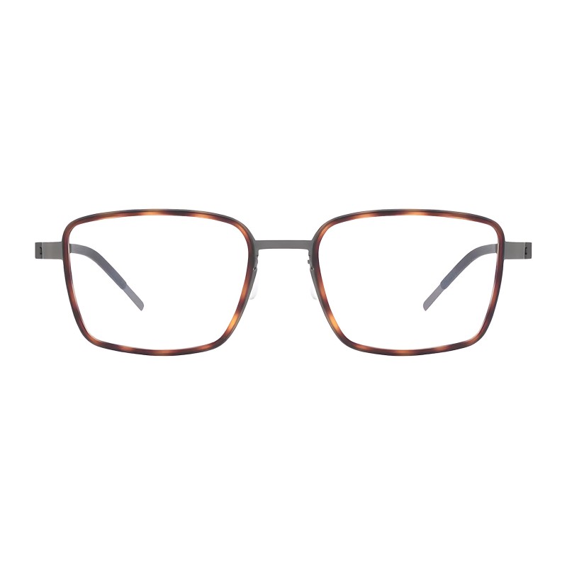 Square Tortoise Gray Eyeglasses