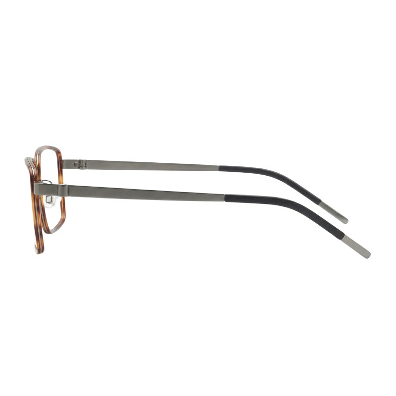 Square Tortoise Gray Eyeglasses
