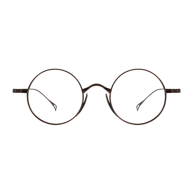 Round Bronze Eyeglasses