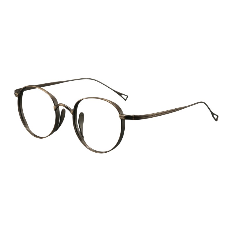 Round Bronze Eyeglasses
