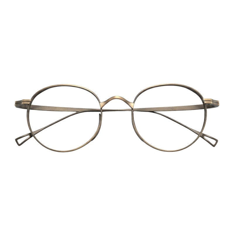 Round Bronze Eyeglasses