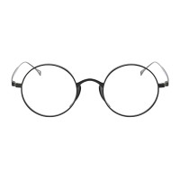 Round Black Eyeglasses