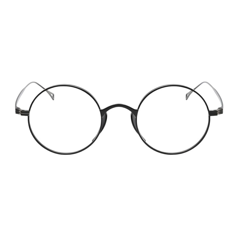 Round Black Eyeglasses