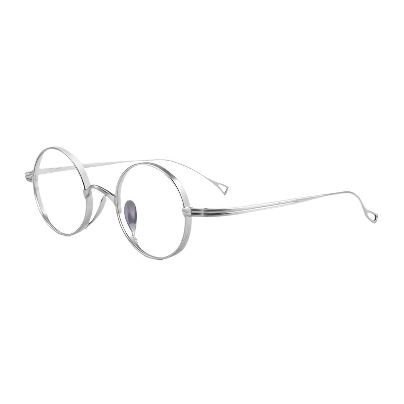 Round Silver Eyeglasses