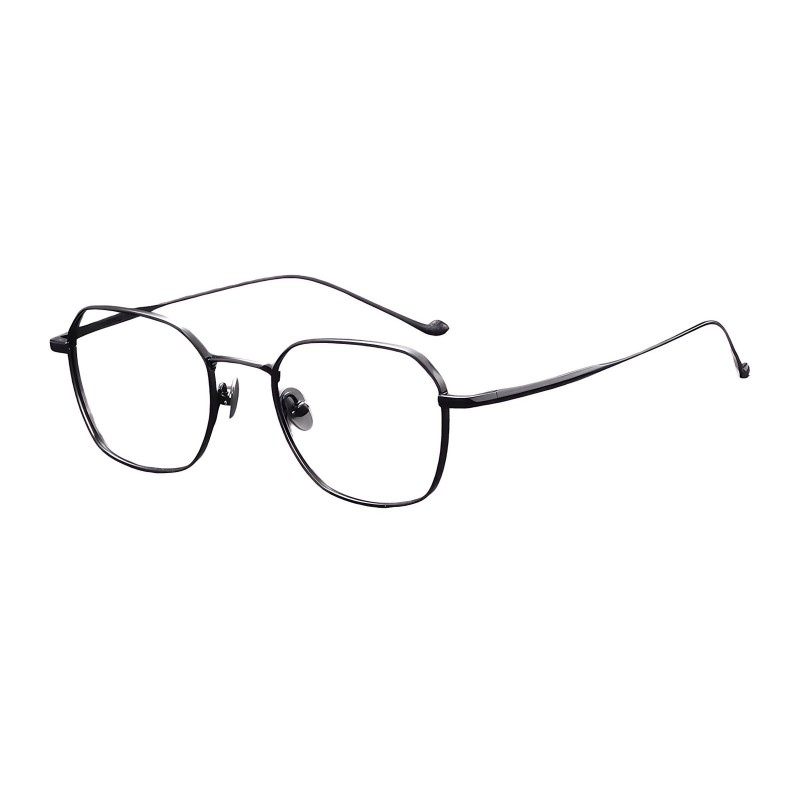 Square Black Eyeglasses