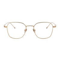 Square Golden Eyeglasses