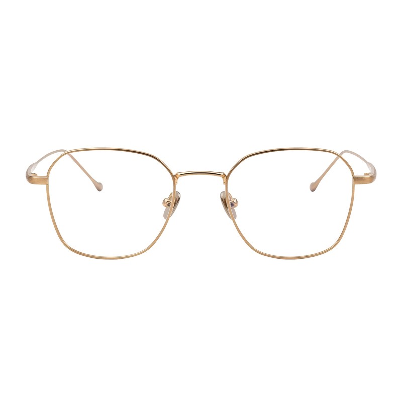 Square Golden Eyeglasses