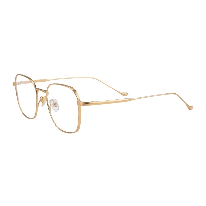 Square Golden Eyeglasses