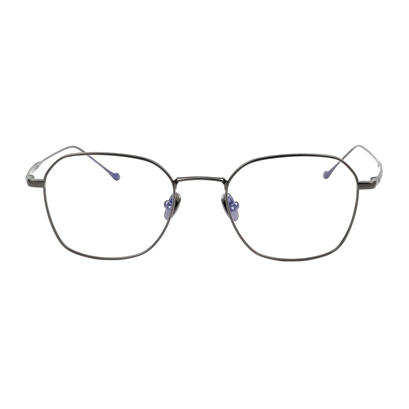 Square Gunmetal Eyeglasses