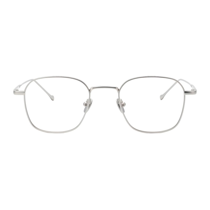 Square Silver Eyeglasses