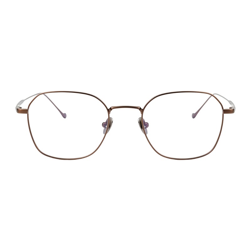 Square Bronze Eyeglasses