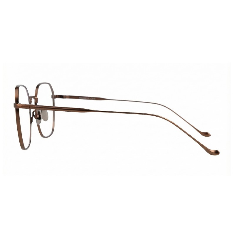 Square Bronze Eyeglasses