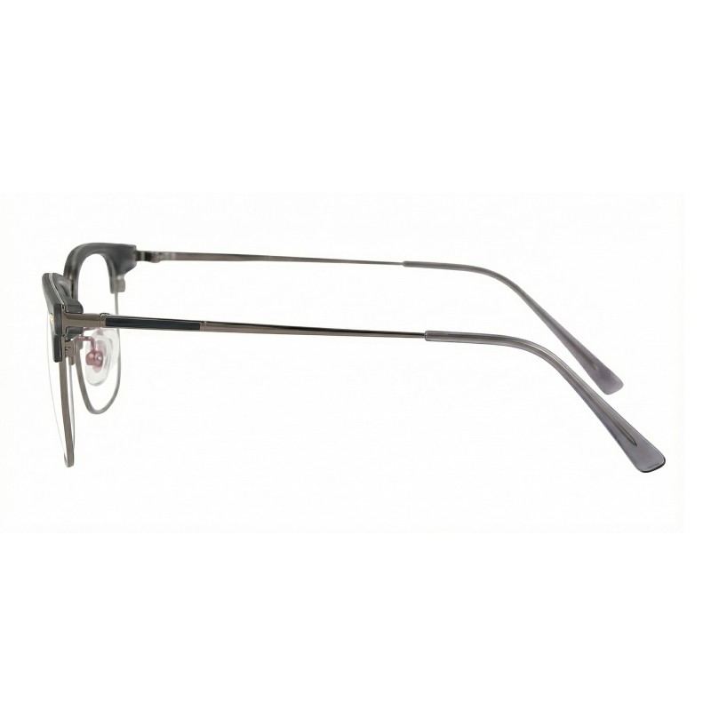 Browline Gunmetal Eyeglasses