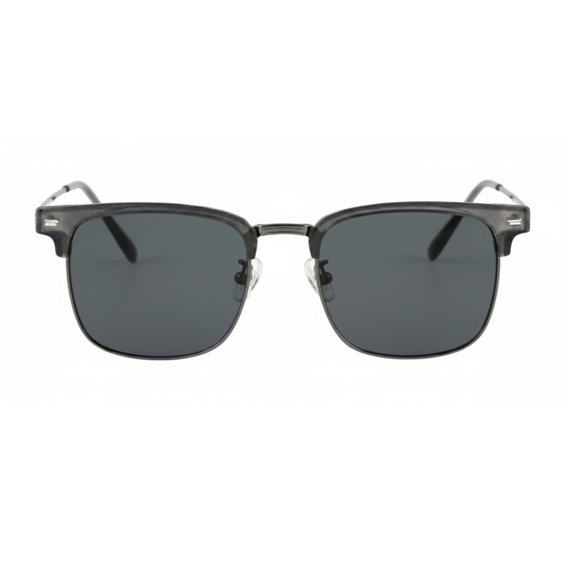 Browline Gunmetal Eyeglasses