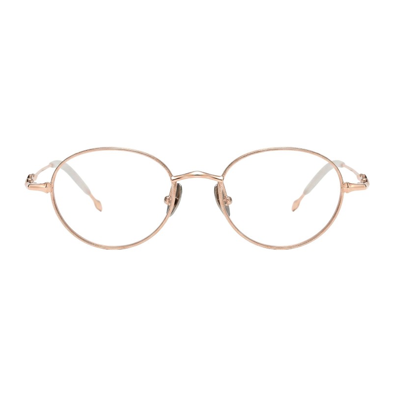 Oval Rose Gold Eyeglasses