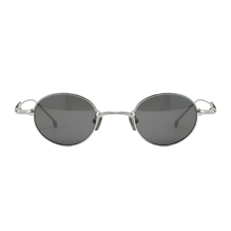 Oval Silver Eyeglasses