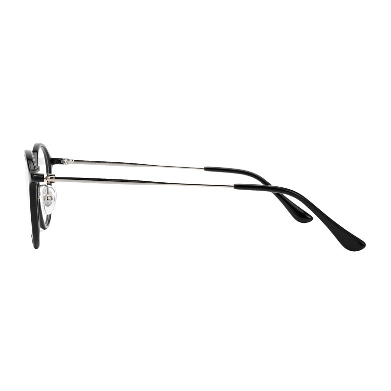 Round Black Eyeglasses