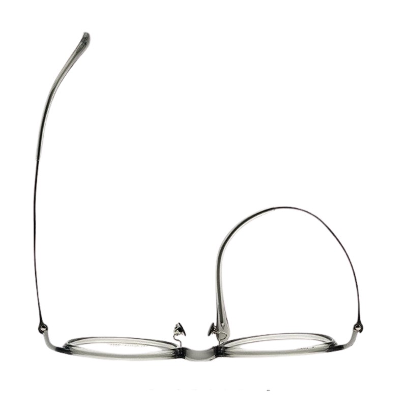 Round Gray Eyeglasses