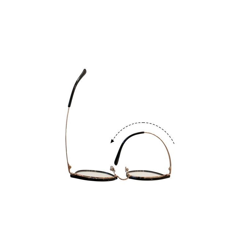 Oval Black Eyeglasses