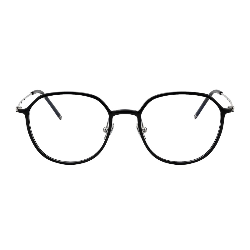 Oval Black Eyeglasses